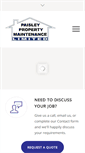 Mobile Screenshot of paisleypropertymaintenance.co.uk